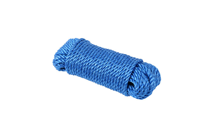 Tau 3-slått 10 mm x 30 meter blå